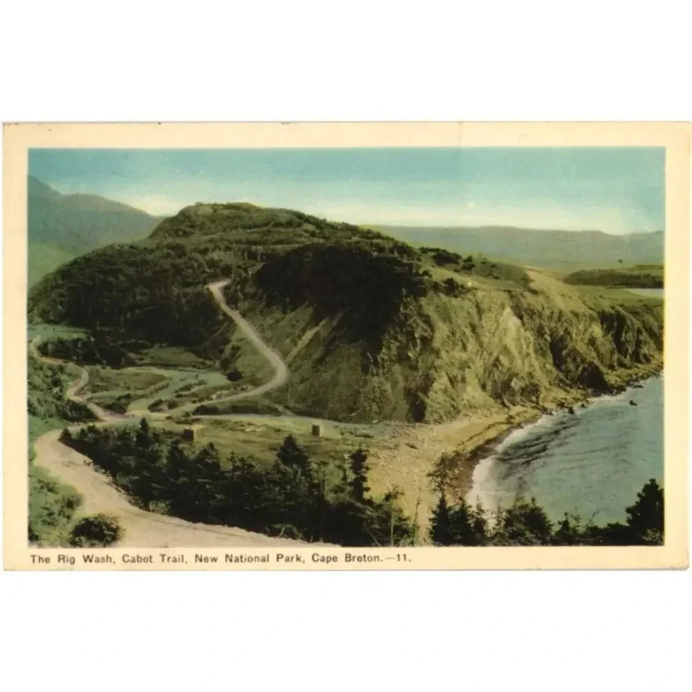 The Rig Wash, Cabot Trail, New National Park, Cape Breton Postcard